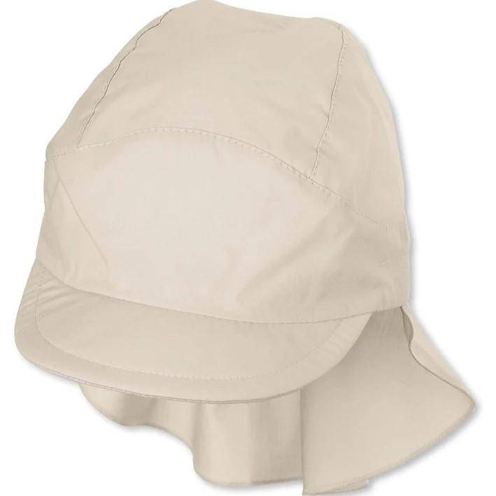Schirmmütze mit Nackenschutz Beige Gr. 51 – Sterntaler
