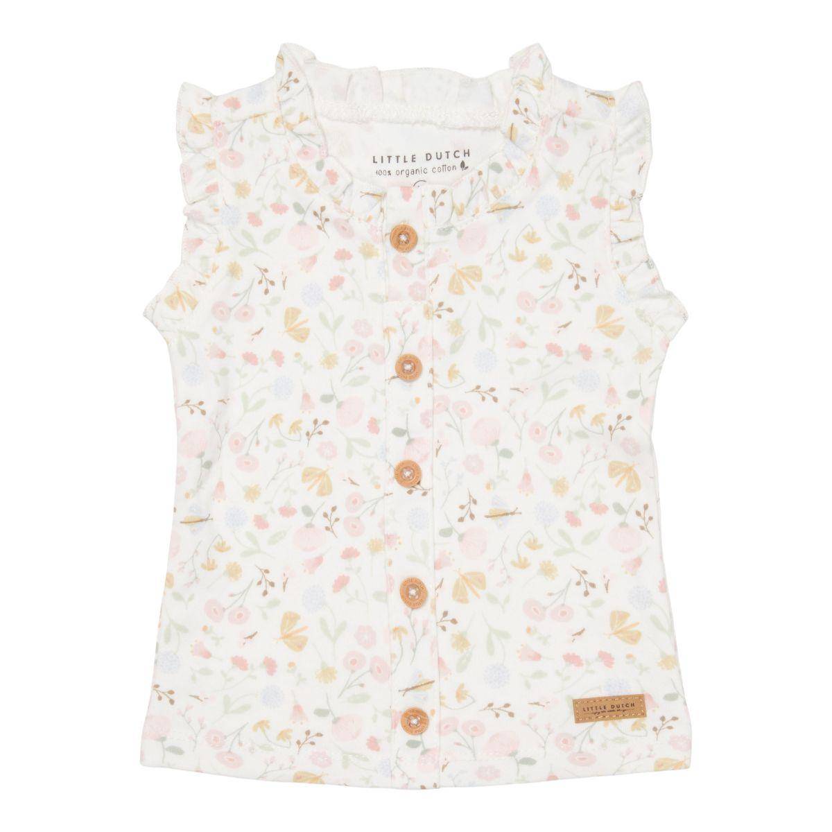 Baby-Top Flowers & Butterflies aus Bio-Baumwolle – Little Dutch