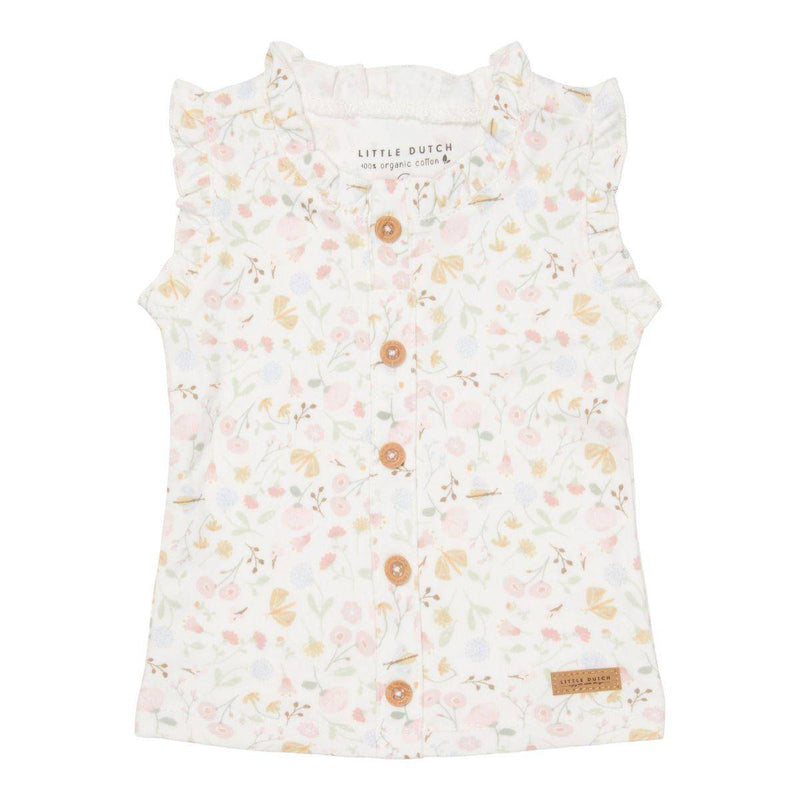 Baby-Top Flowers & Butterflies aus Bio-Baumwolle – Little Dutch