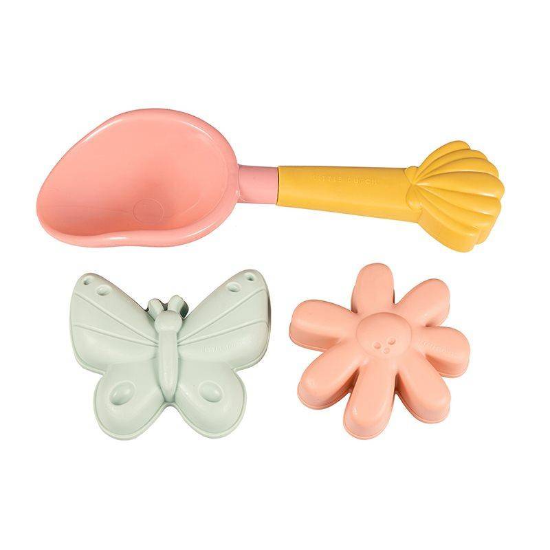 3-teiliges Sandspielzeug-Set Flowers & Butterflies mit Blume und Schmetterling
