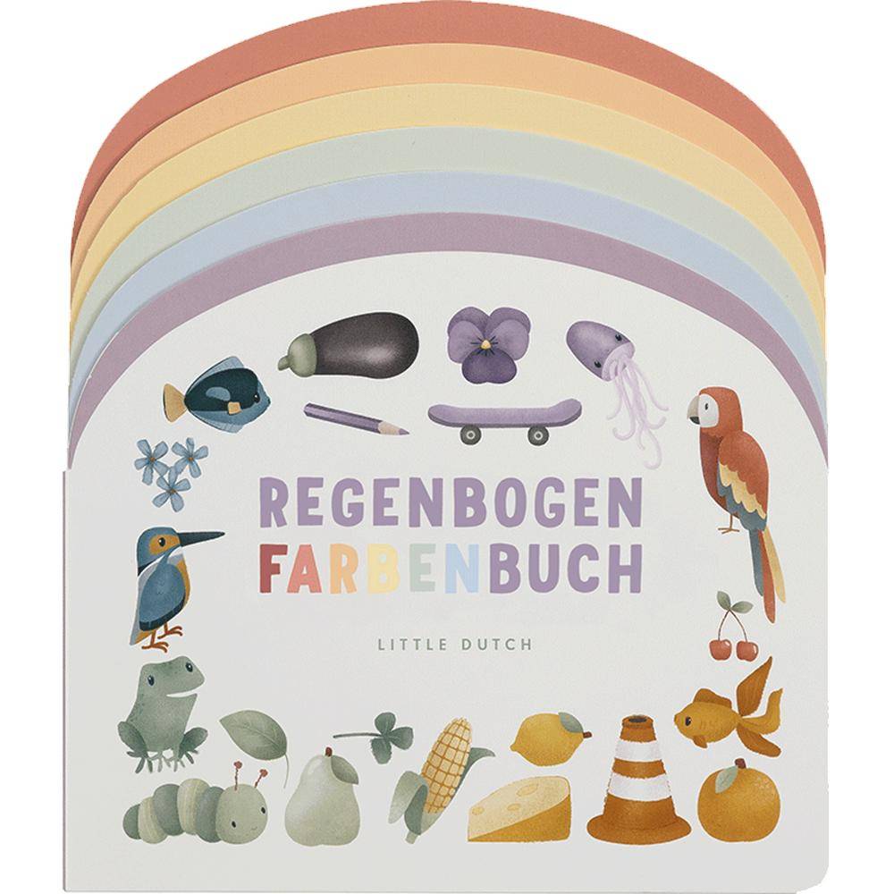 Little Dutch Regenbogen-Farbenbuch für Kinder – deutsches Bilderbuch