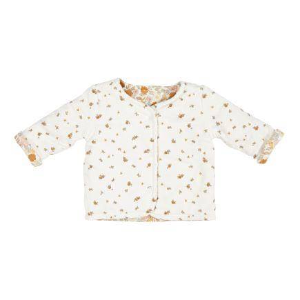 Giacca reversibile vintage Little Flowers / White Blossom taglia 50/56 | Little Dutch