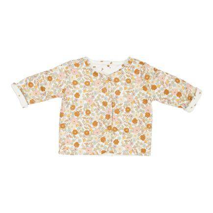 Giacca reversibile vintage Little Flowers / White Blossom taglia 50/56 | Little Dutch