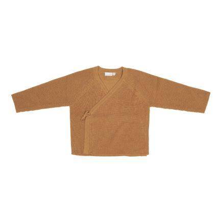 Cardigan croisé Almond T. 80 | Little Dutch