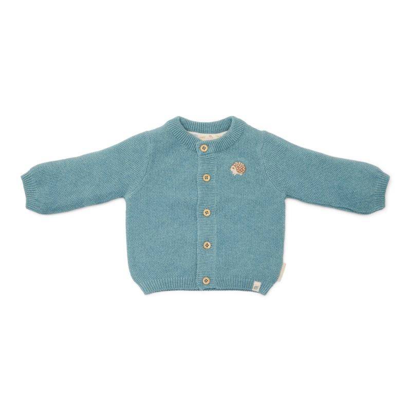 Baby-Strickjacke Baby Blue von Little Dutch – Ansicht Größe 44