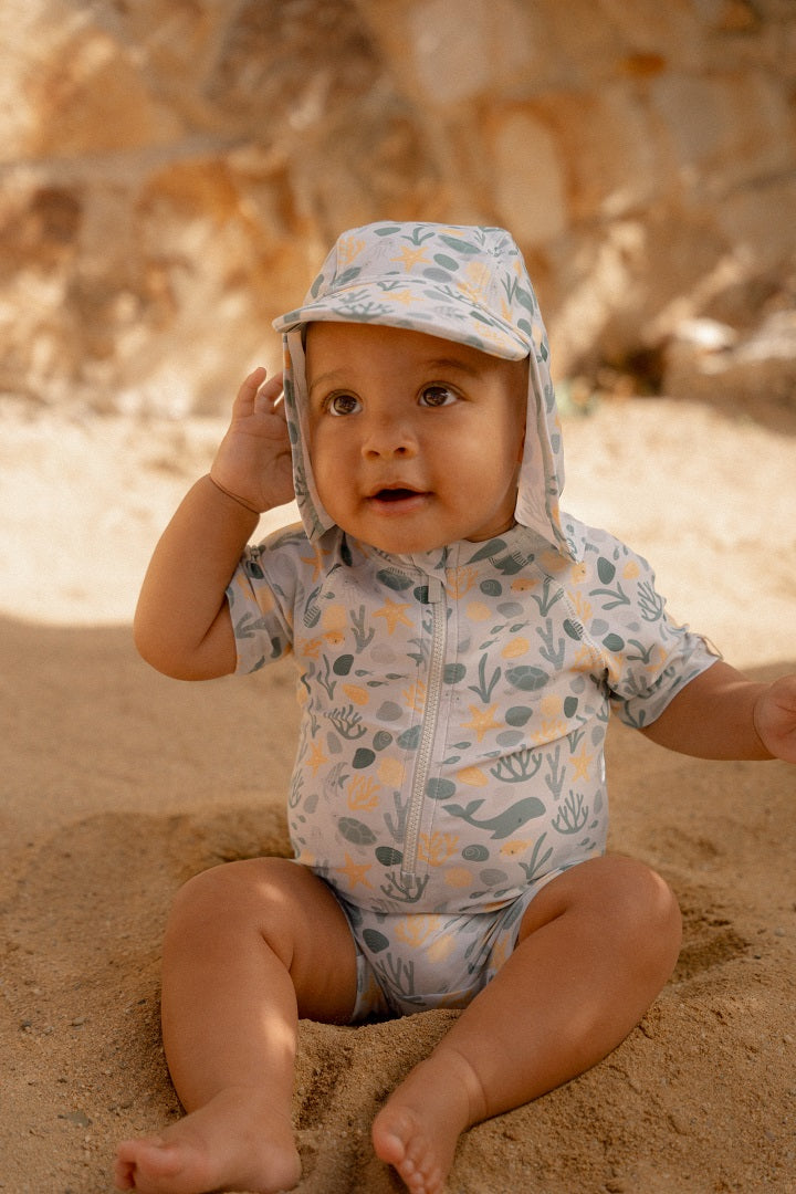 Little Dutch Sonnenkappe Seashells – Detailansicht