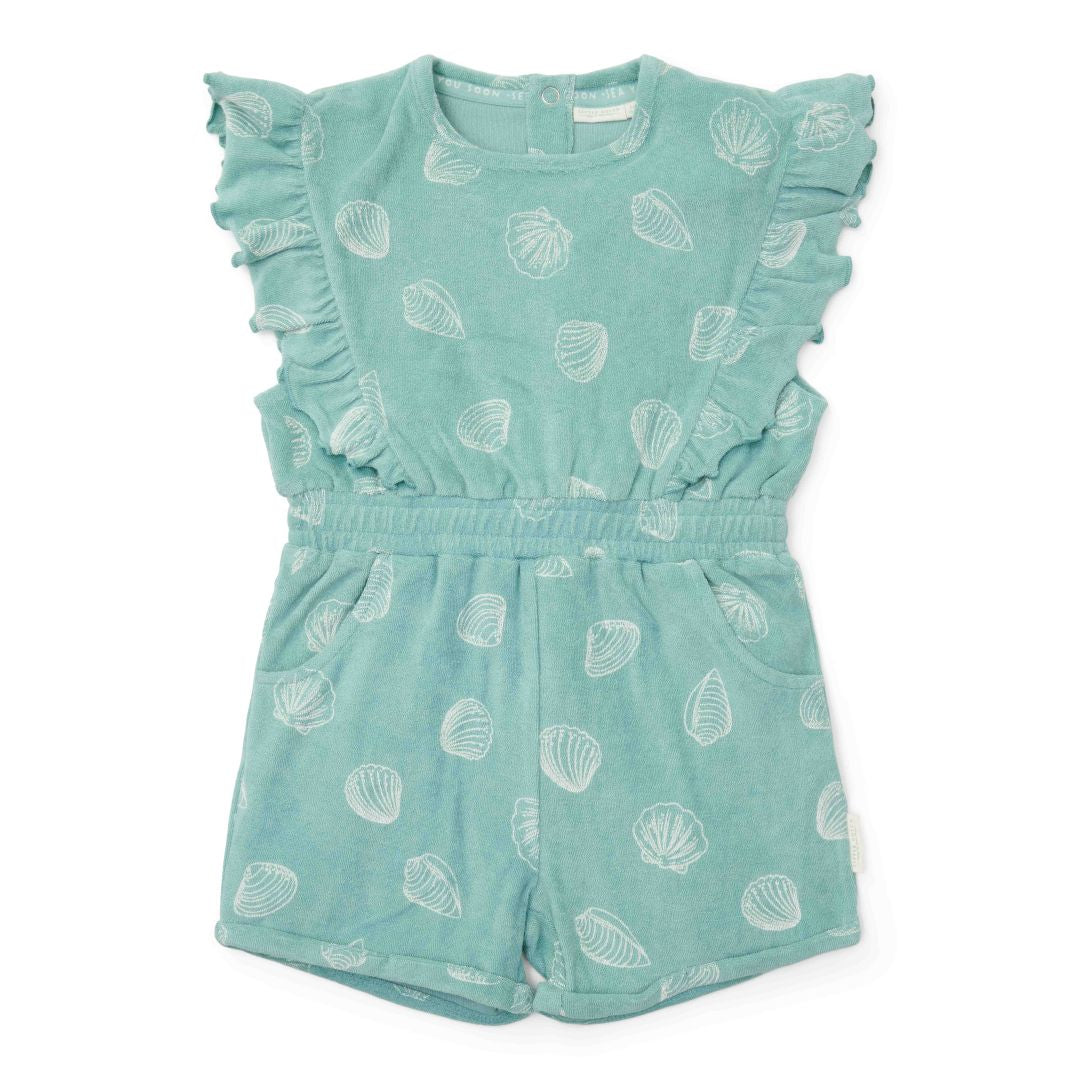Little Dutch Spielanzug Ocean Treasures Surf Blue