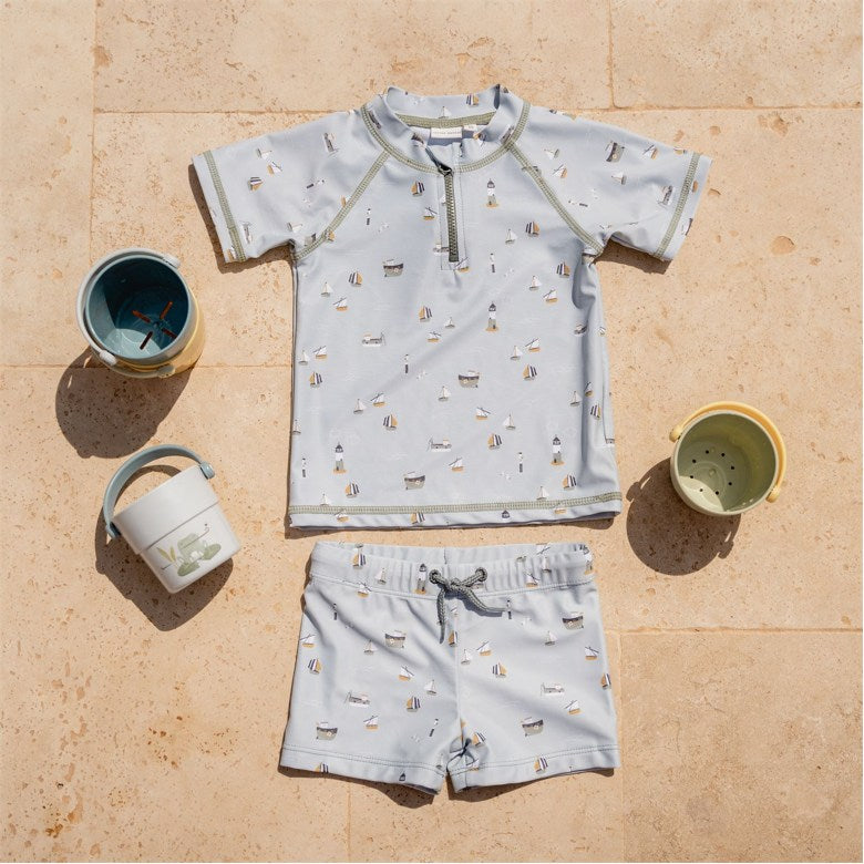 Badeshirt Sailors Bay Olive – weitere Produktansicht