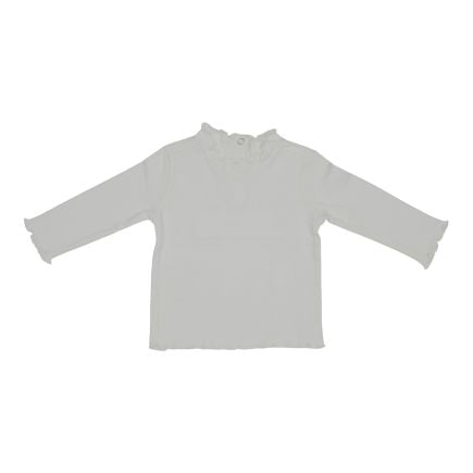 Grünes Little Dutch Langarmshirt mit Rüschen Größe 50/56