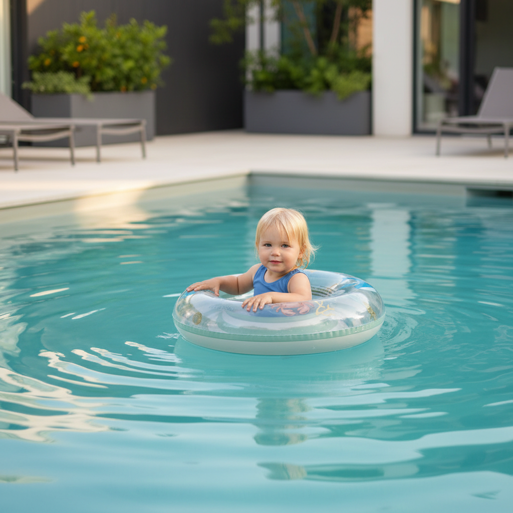 Schwimmring Fresh Greens Grün – aufblasbares Wasserspielzeug mit 50 cm Durchmesser