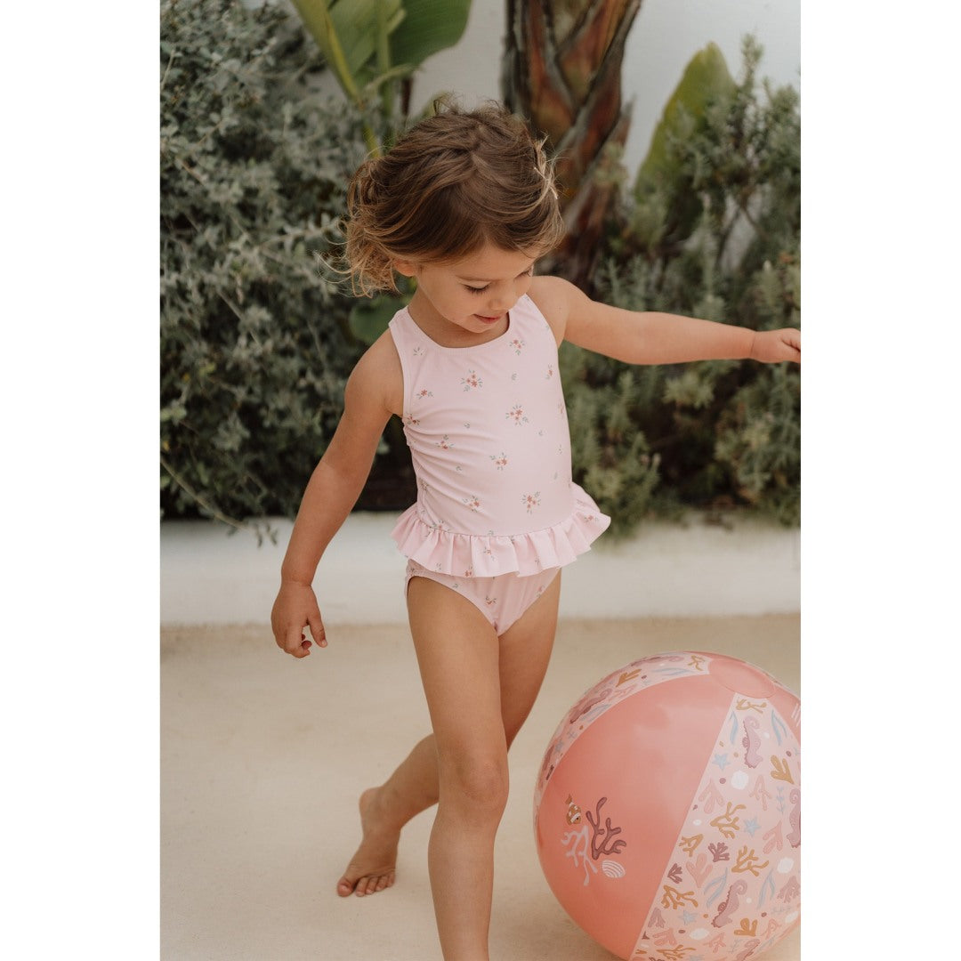 Pinker Ocean Dreams Strandball von Little Dutch mit 35 cm Durchmesser