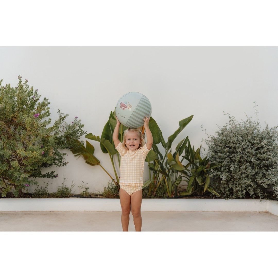 Aufblasbarer Strandball Fresh Greens von Little Dutch, ca. 35 cm