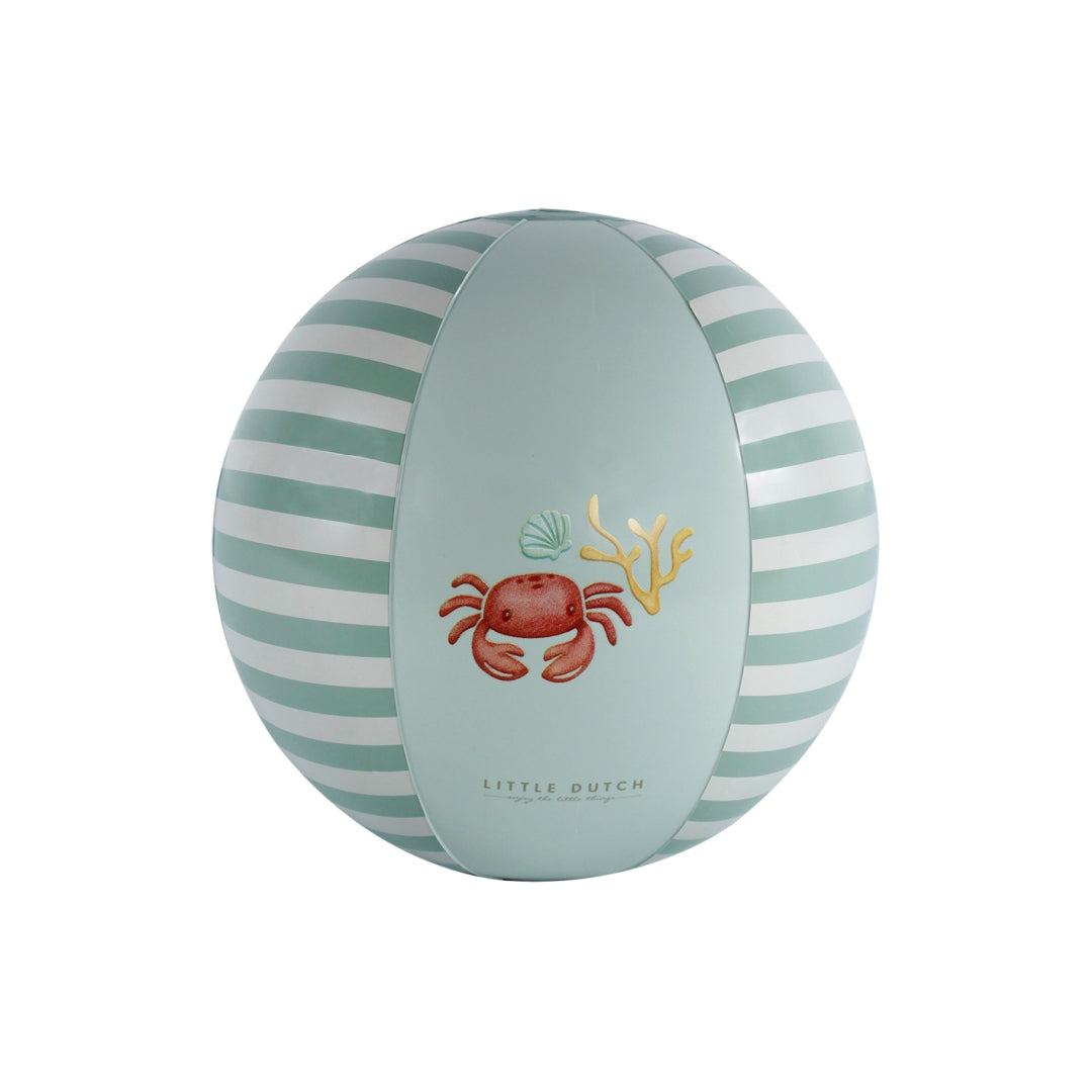 Strandball Fresh Greens von Little Dutch aus PVC – Produktansicht