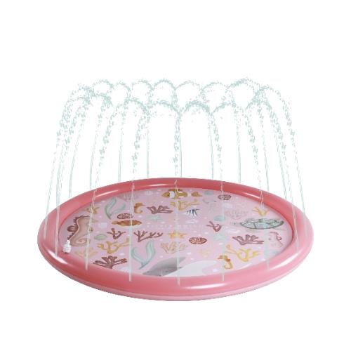 Sprinklermatte Ocean Dreams Pink mit 150 cm Durchmesser für Wasserspaß im Garten