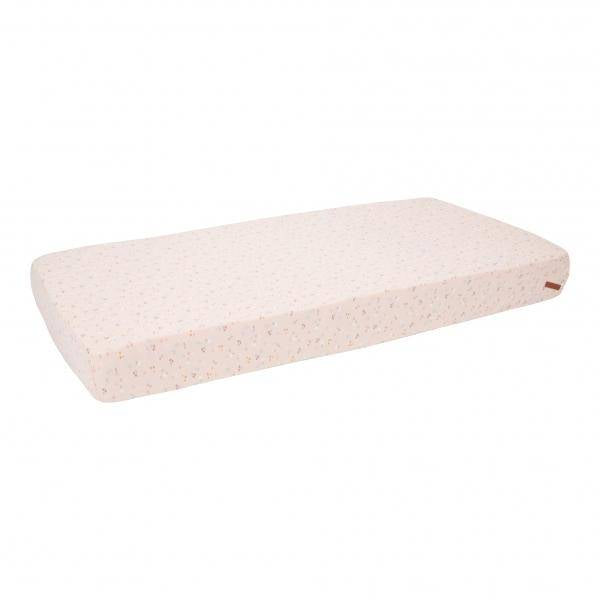 Hoeslaken Little Pink Flowers 60×120 cm | Little Dutch