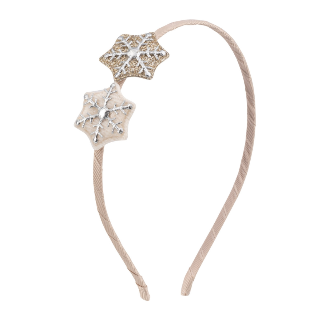 leevje Haarreif Snowflakes mit zwei Schneeflocken