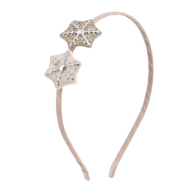 leevje Haarreif Snowflakes mit zwei Schneeflocken