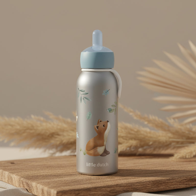 Mepal x Little Dutch Thermoflasche Flip-Up Campus 350 ml Forest Friends