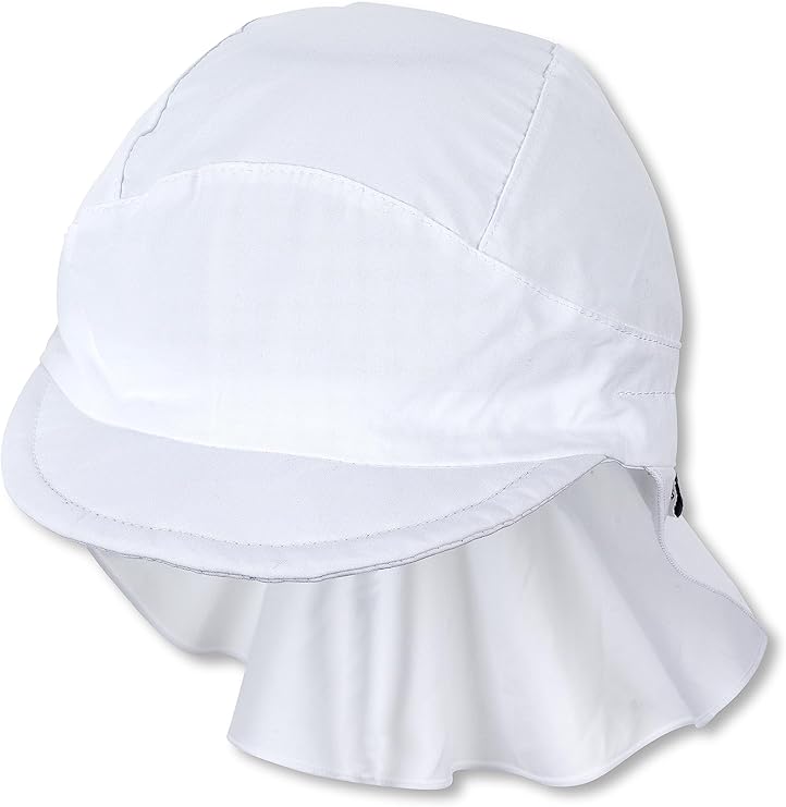Gorra con protector de nuca blanca talla 53 | Sterntaler