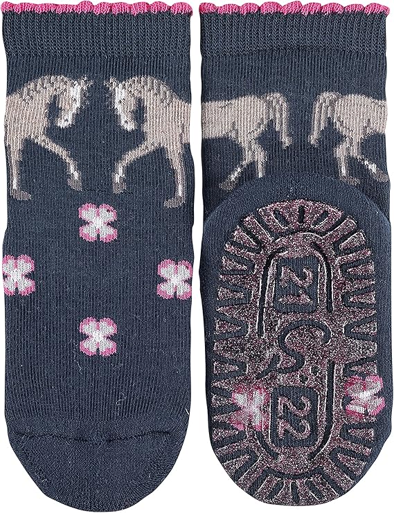 Sterntaler Glitzer Flitzer AIR Pferd Babysocken mit Pferdemotiv