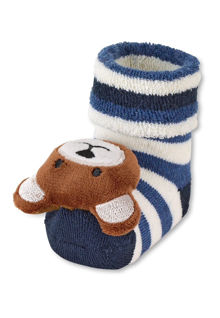 Sterntaler Baby-Rasselsocken Bär Größe 16