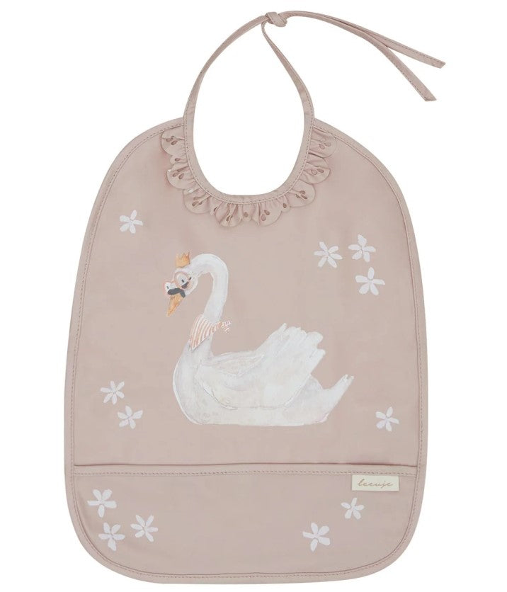 leevje Lätzchen Swan mehrfarbig mit Auffangtasche