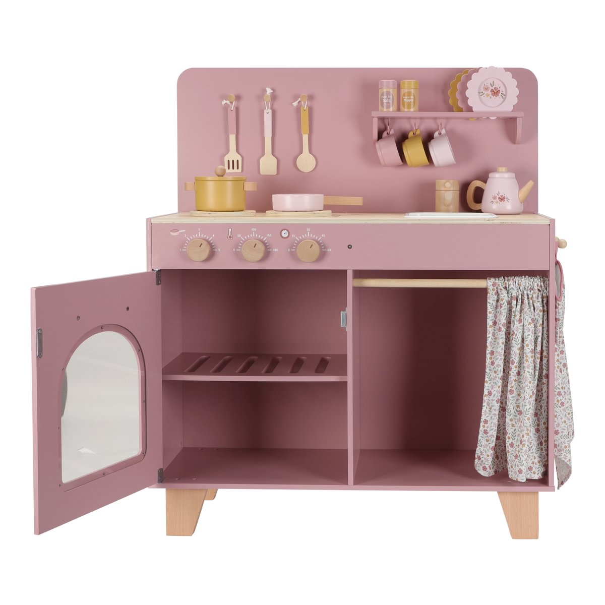 Cocina de juguete de madera rosa | Little Dutch