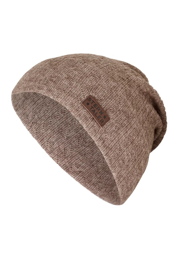 Sterntaler Slouch-Beanie Struktur Braun Größe 49