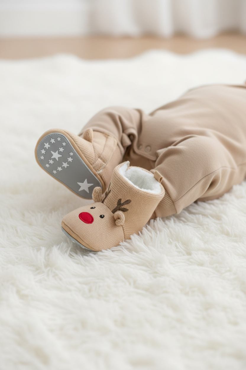 Sterntaler Baby-Stiefel Rentier Beige Größe 22
