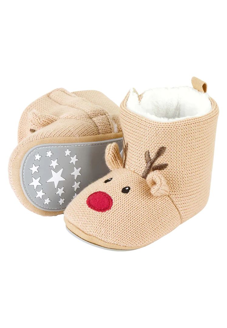 Bottillons Bébé Renne Beige T. 20 | Sterntaler