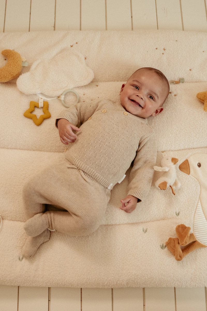 Laufgittereinlage LD8408 von Little Dutch in neutralen Naturtönen