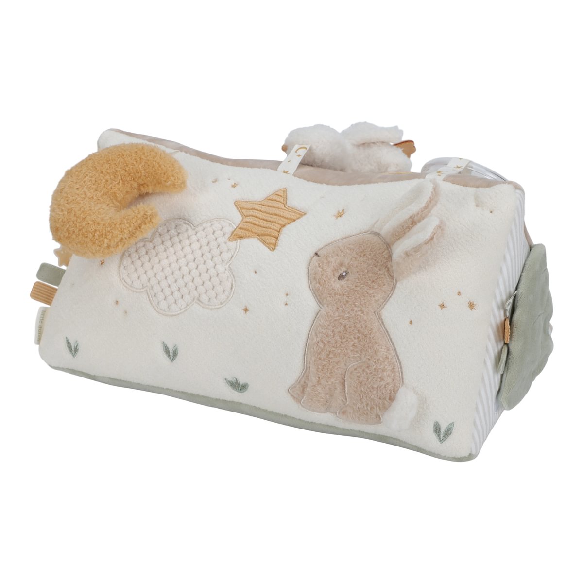 Aktivitätsdreieck Newborn Naturals mit verschiedenen Strukturen und Details