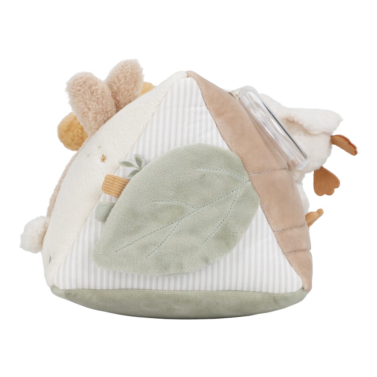 Detailansicht des Aktivitätsdreiecks Newborn Naturals für Babys