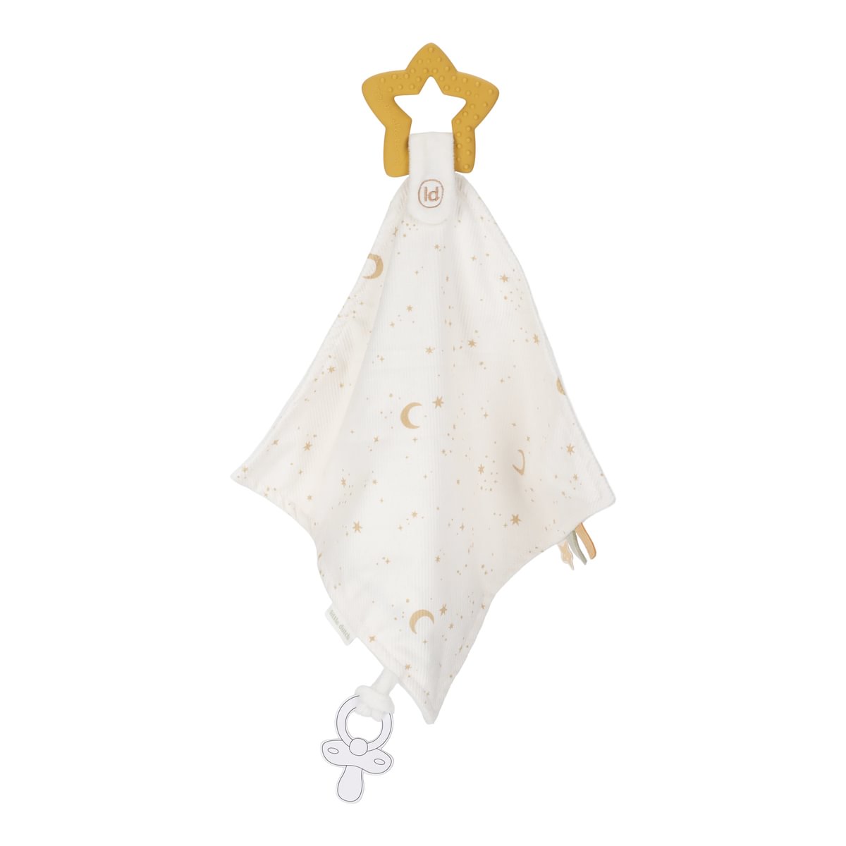 Mazlíček s kousátkem Newborn Naturals – možnost personalizace | Little Dutch