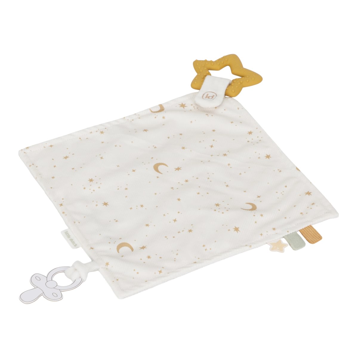 Mazlíček s kousátkem Newborn Naturals – možnost personalizace | Little Dutch