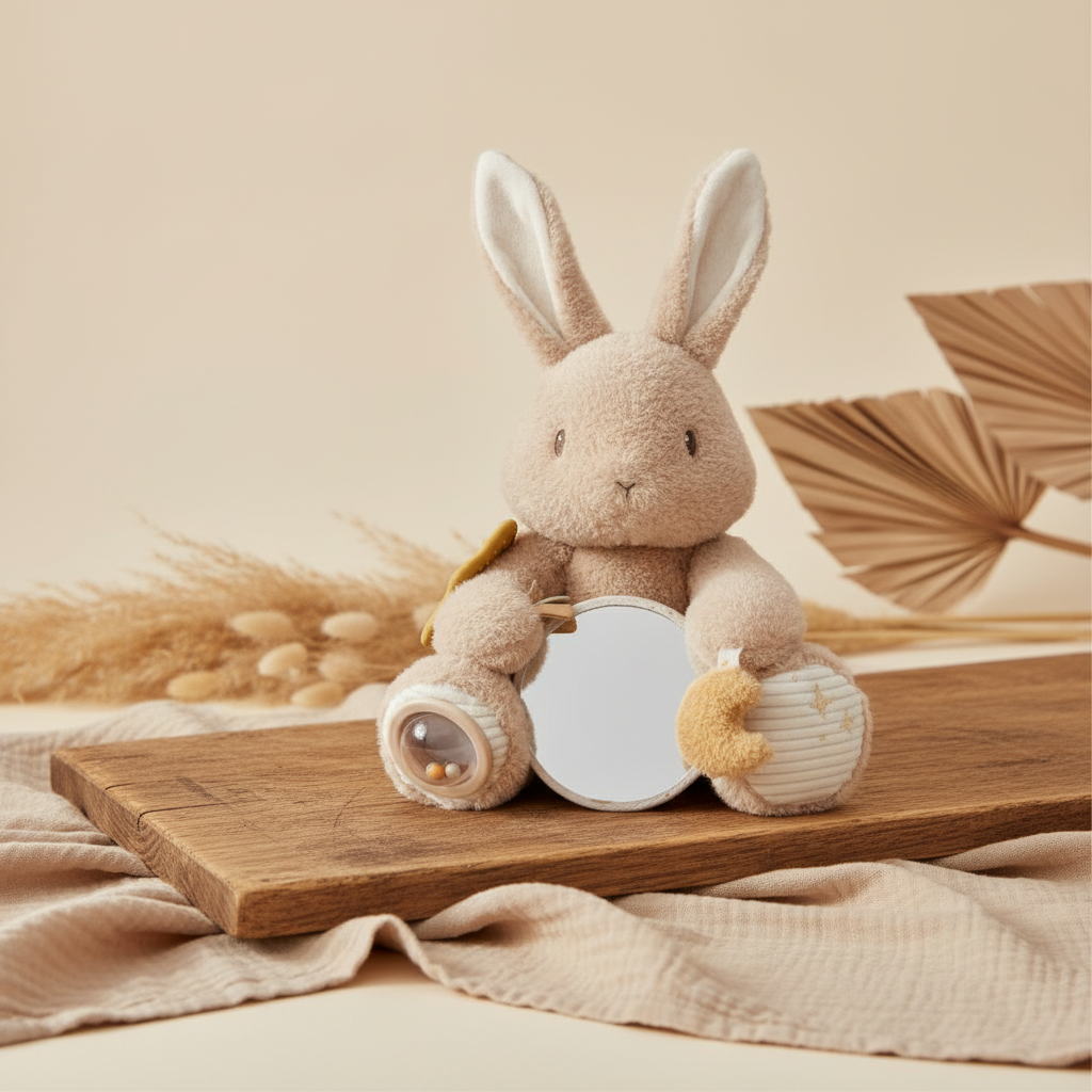 Baby Bunny Aktivitätsschmusetier – weitere Produktansicht