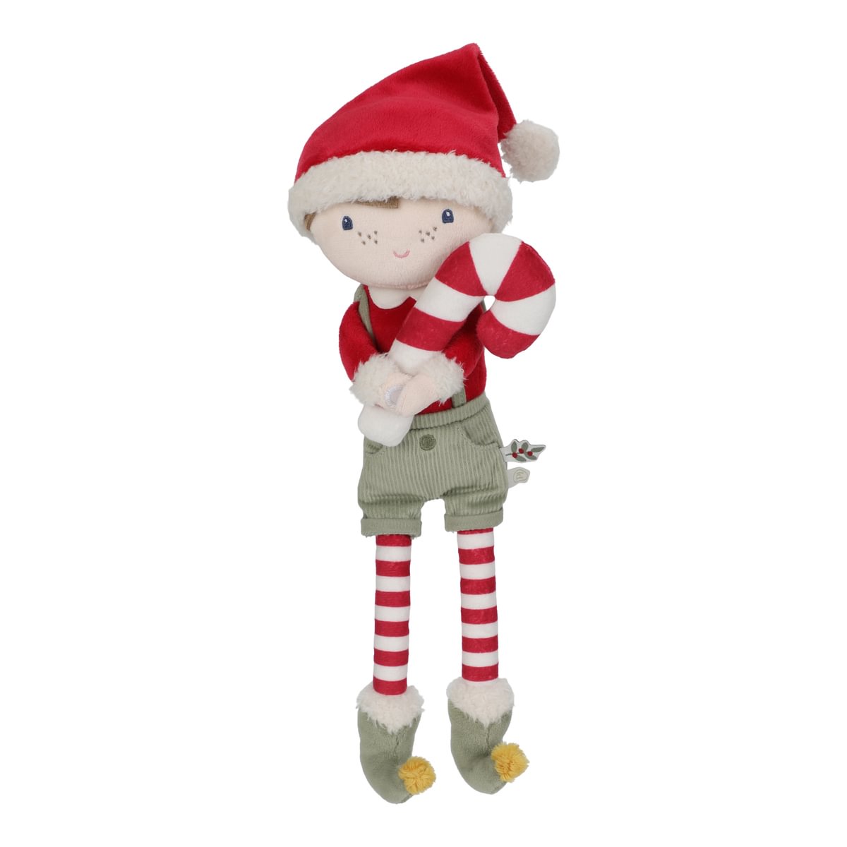 Kuschelpuppe Jim Weihnachten 35 cm für Kinder ab 12 Monaten