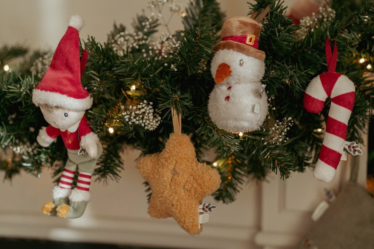 Little Dutch Set de 4 décorations de Noël Jim GRS