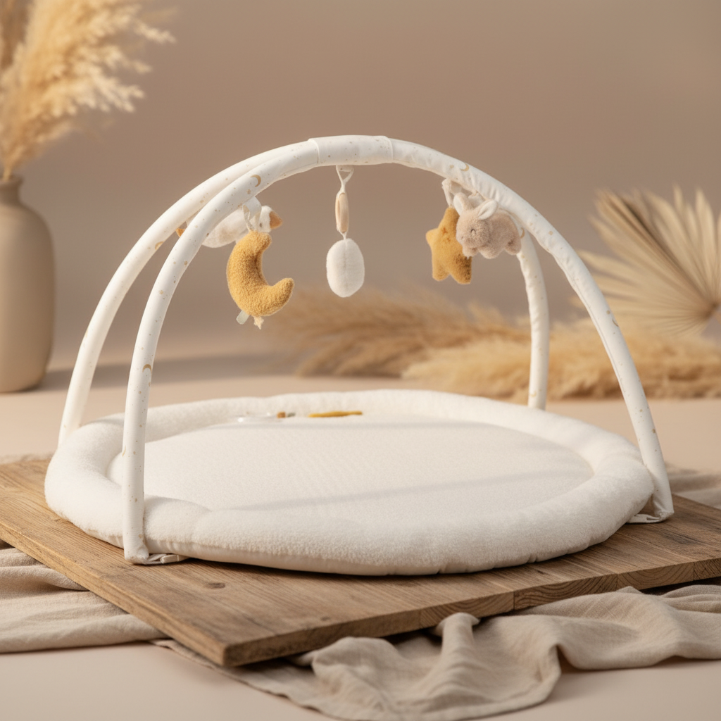 Newborn Naturals Spieldecke mit Spielbogen