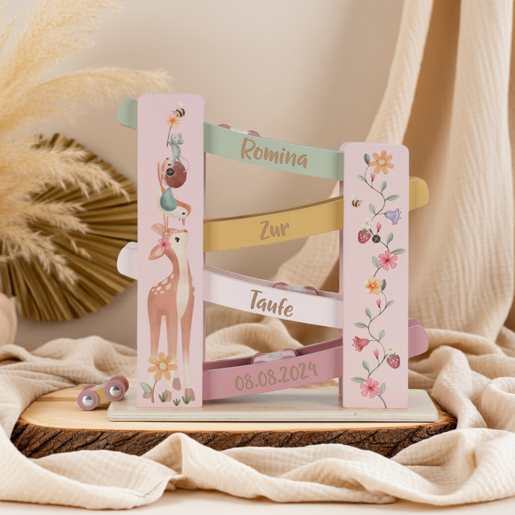 Pista de canicas regalo de bautizo – por Schmatzepuffer