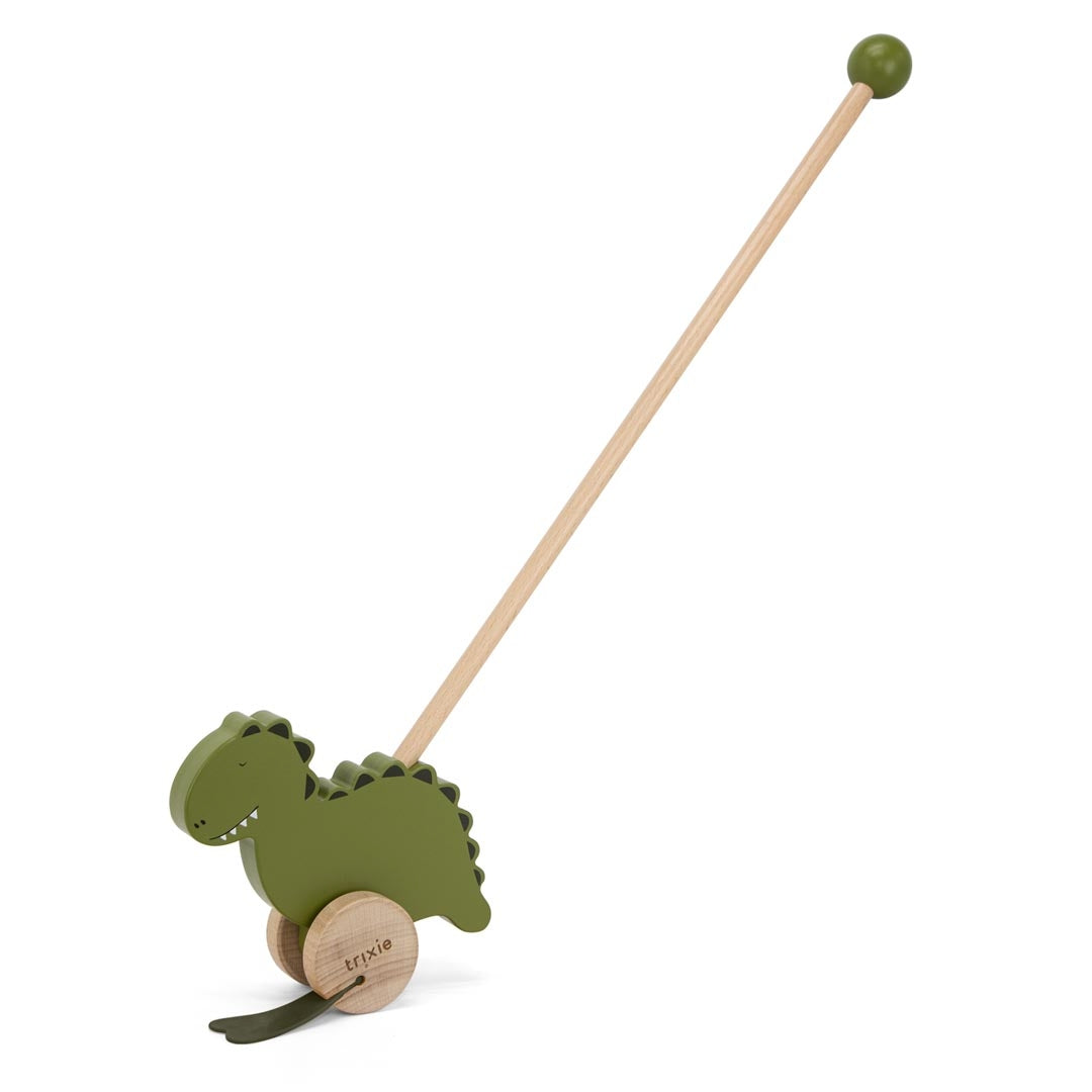 Houten duwfiguur - Meneer Dino | Trixie