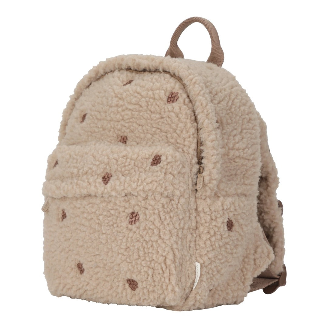 Little Dutch Teddy-Rucksack Taupe mit verstellbaren Schulterträgern