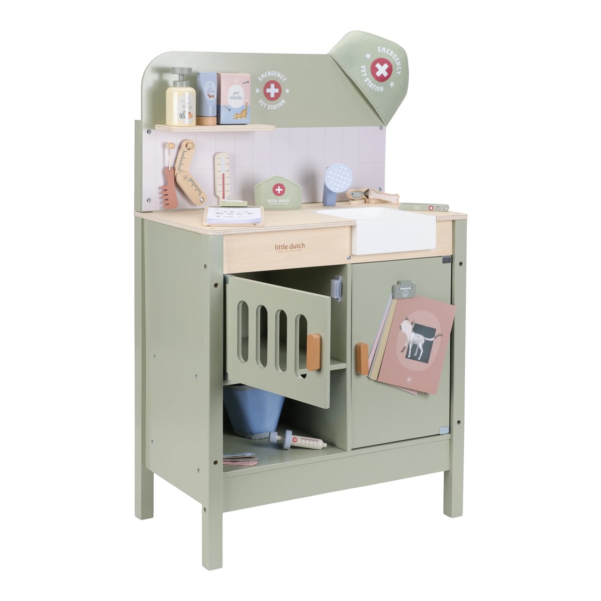 Tierarzt-Rollenspielset aus Holz von Little Dutch