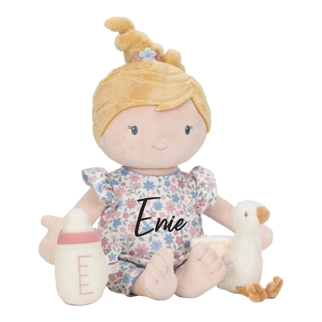 Kuschelpuppe Baby Julia 40 cm von Little Dutch in Rosa