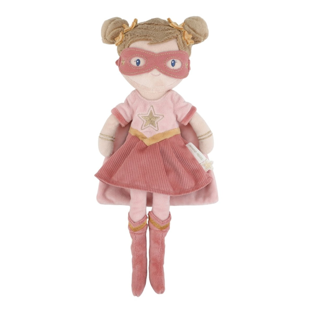 Poupée à câliner Super-héroïne Rose 35 cm – Cadeau pour petites héroïnes