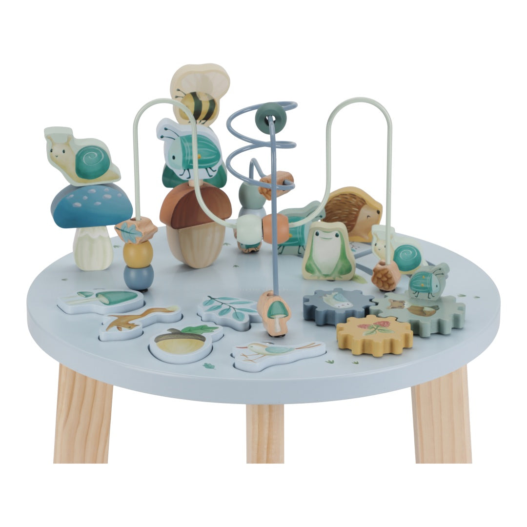 Little Dutch Aktivitätstisch Forest Friends LD7241 aus Holz in Blau