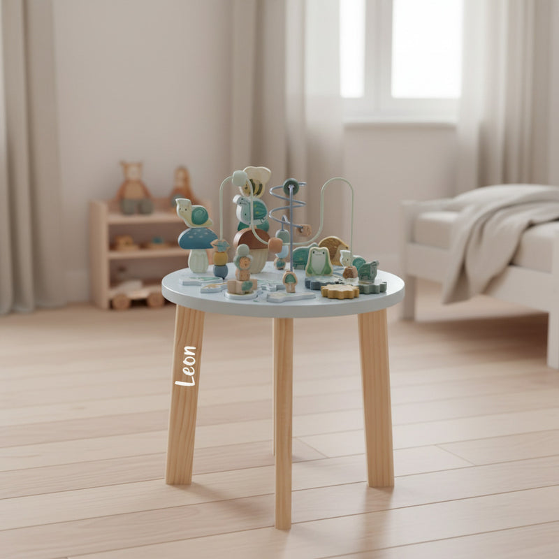 Aktivitätstisch Forest Friends von Little Dutch – personalisierte Variante mit Druck