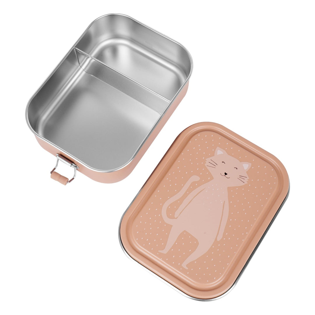 Trixie Brotdose Frau Katze aus Edelstahl, 20 × 15 × 6 cm