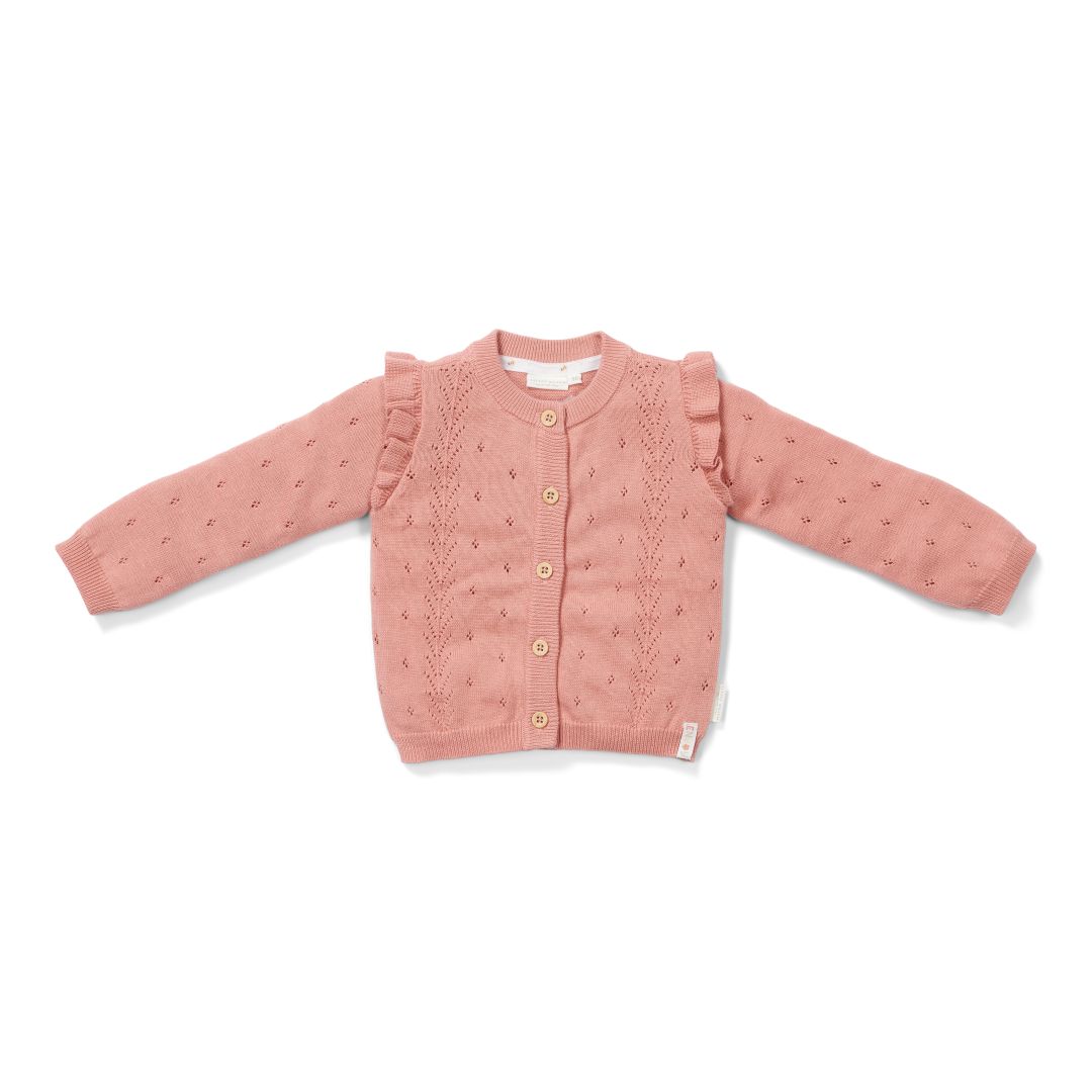 Little Dutch Strickjacke Rose Pink – weitere Produktansicht