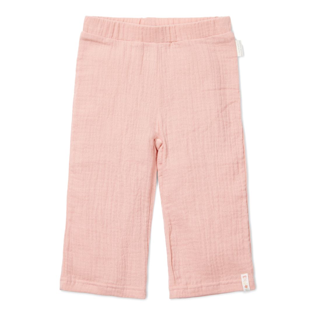 Little Dutch Musselinhose Flower Pink aus Bio-Baumwolle